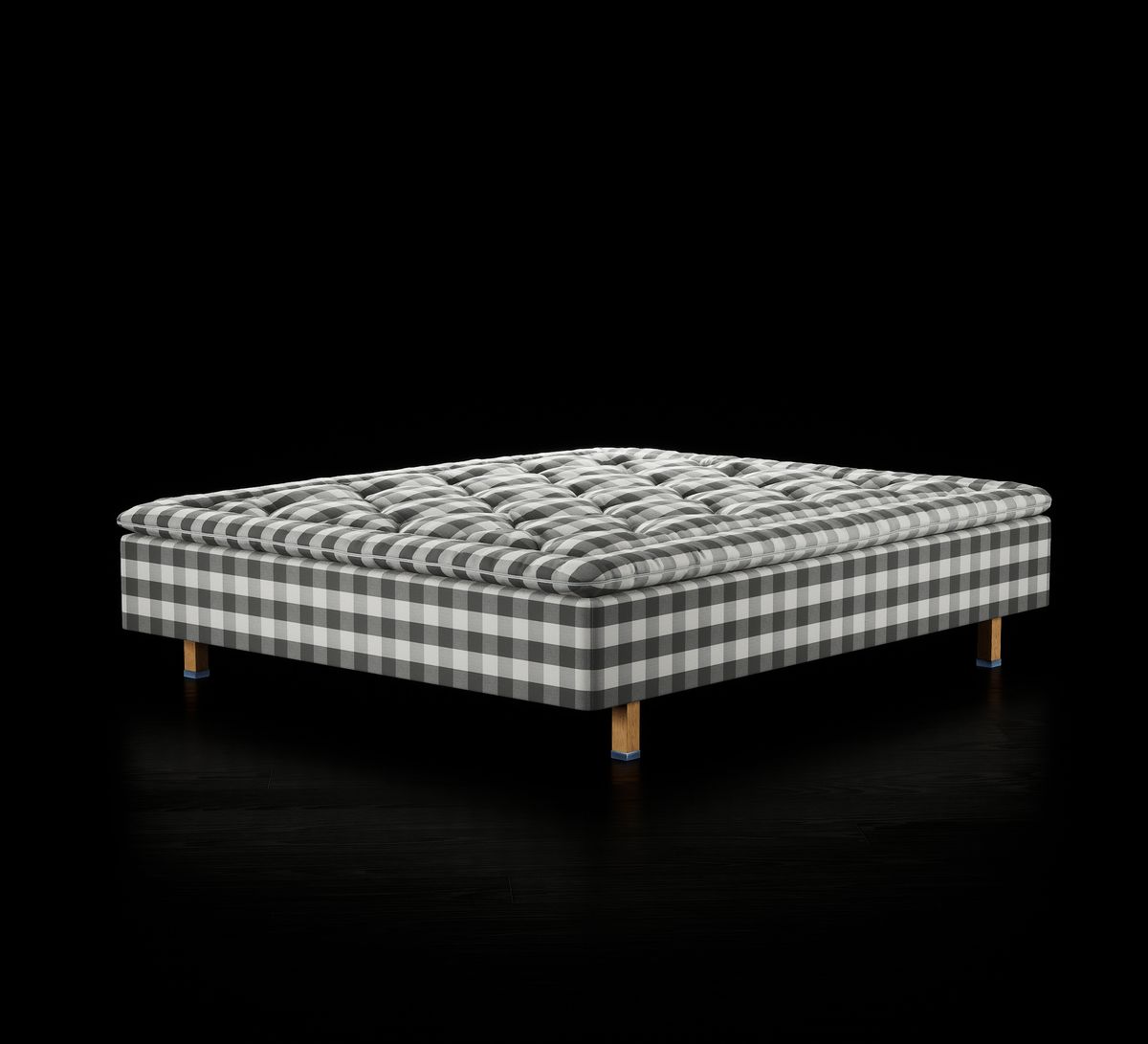 Hästens Marquis Graphite Check