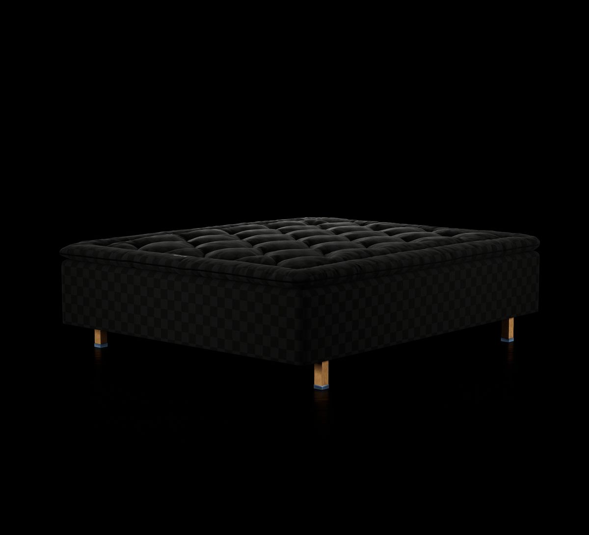 Hästens Superia Solid Black Check